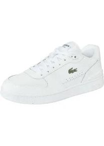 Sneaker Lacoste "Lacoste T-CLIP", Herren, Gr. 45, wht, wht, Leder, Schuhe Sneaker