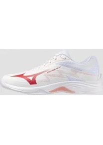 Hallenschuh Mizuno "LIGHTNING SELECT", Damen, Gr. 38,5, wei&szlig;, rose elegance, lava falls, Synthetik, Schuhe Hallenschuh