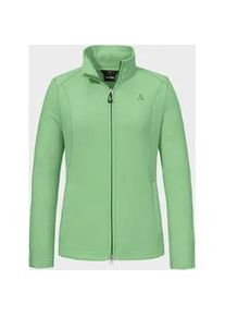 Sch&ouml;ffel Fleecejacke SCH&Ouml;FFEL "Fleece Jacket Leona3", Damen, Gr. 42, 6175, gr&uuml;n, Oberstoff: 100% Polyester, regular fit, hoch geschlossener Ausschnitt, Jacken Fleecejacke