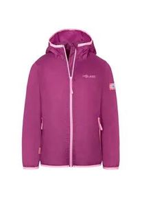Regenjacke Trollkids "KIDS TROLLTUNGA JACKET", Jungen, Gr. 152, fresh berry, candy pink, Web, Obermaterial: 100% Polyamid, kontrastfarbene Details, unifarben, Basic h&uuml;ftbedeckend, eingefasste Kante, Jacken Regenjacke, f&uuml;r Kinder und Jugendliche, wasserdicht, leichtes Material