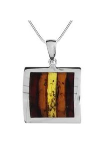 Kette mit Anh&auml;nger OSTSEE-SCHMUCK "- Aike - Silber 925/000 - Bernstein" Gr. 45, silber (silber 925, silberfarben, wei&szlig;), Schmuck_Sets, Damen, 45, Silber 925 (Sterlingsilber)