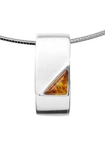 Kette mit Anh&auml;nger OSTSEE-SCHMUCK "- Gleiter-Karla - Silber 925/000 - Bernstein" Gr. 42, silber (silber 925, silberfarben, wei&szlig;), Schmuck_Sets, Damen, 42, Silber 925 (Sterlingsilber)