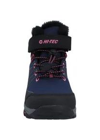 Wanderschuh HI-TEC "Hi-Tec Stiefel Jackdaw WP JRG Insulated", Kinder, Gr. 31, Normalschaft, marineblau, dunkelgrau, magenta, 56% Textil, 44% Synthetik 100% Textil 90% EVA/10% Textil 100% Synthetik, Schuhe Wanderschuh