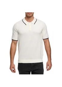Poloshirt INDICODE "INNomi Polo", Herren, Gr. XXL, vanilla, Strick, Obermaterial: 100% Baumwolle, unifarben, regular fit, Shirts
