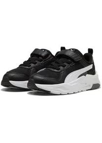 Sneaker Puma "Trinity 2 LT Sneakers Kinder", Damen, Gr. 29, schwarz, wei&szlig; cool schwarz gray, Obermaterial: Textil, Synthetik; Futter: Textil; Innensohle: Textil; Laufsohle: Gummi, Synthetik, Schuhe Sneaker