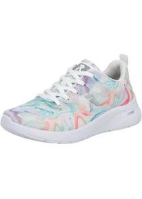 Sneaker Rieker, Damen, Gr. 36, bleu multicolor, Textil, mehrfarbig, Schuhe Sneaker, Schn&uuml;rschuh, Halbschuh, Freizeitschuh in veganer Verarbeitung