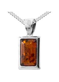 Kette mit Anh&auml;nger OSTSEE-SCHMUCK "- Rabina - Silber 925/000 - Bernstein" Gr. 42, silber (silber 925, silberfarben, wei&szlig;), Schmuck_Sets, Damen, 42, Silber 925 (Sterlingsilber)