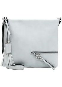 Umh&auml;ngetasche Tamaris "Umh&auml;ngetasche TAS Nele", Damen, Gr. B/H/T: 30cm x 28cm x 6cm 0, blau (lightblau 530), Polyurethan, Taschen Umh&auml;ngetasche