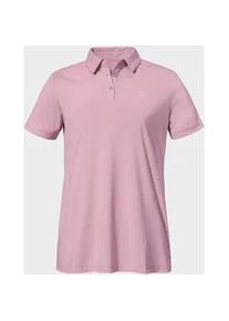 Sch&ouml;ffel Poloshirt SCH&Ouml;FFEL "Polo Shirt Ramseck L", Damen, Gr. 38, 3105, rosa, Oberstoff: 77% Polyester, 18% Lyocell, 5% Elasthan, V-Ausschnitt, Shirts