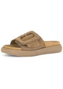 Pantolette Gabor "Pantolette", Damen, Gr. 42, braun, Schuhe Pantolette