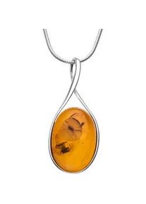 Kette mit Anh&auml;nger OSTSEE-SCHMUCK "- Jody - Silber 925/000 - Bernstein" Gr. 70, silber (silber 925, silberfarben, wei&szlig;), Schmuck_Sets, Damen, 70, Silber 925 (Sterlingsilber)