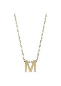 Adelia&acute;s Kette ohne Anh&auml;nger ADELIA ́S "Damen Halskette &ndash; Buchstabe N aus Edelstahl 45+5", gold, Halsketten, Damen, 50cm, Edelstahl, Ideal zum Verschenken &ndash; schlicht und stilvoll