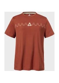 Sch&ouml;ffel Funktionsshirt SCH&Ouml;FFEL "T Shirt Style Elmori WMN", Damen, Gr. 42, 5590, rot, Oberstoff: 60% Baumwolle, 40% Polyester, Rundhals, Shirts Funktionsshirt