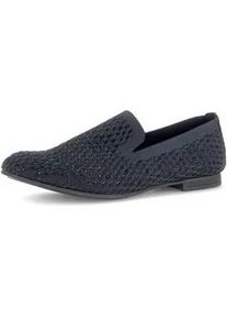 Slipper Gabor "Slipper", Damen, Gr. 43, blau, Schuhe Slipper