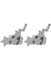 Adelia&acute;s Paar Ohrh&auml;nger ADELIA ́S "Damen Ohrringe &ndash; Ohrstecker aus Edelstahl", Damen, Gr. Damen, Edelstahl, silber, Ohrringe, Ein stilvolles Geschenk f&uuml;r besondere Momente