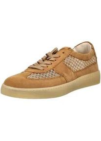 Sneaker Gabor "Gabor Sneaker Veloursleder/Textil", Damen, Gr. 40, braun, Textil, Veloursleder, Schuhe Sneaker