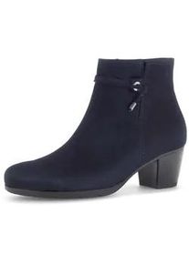 Stiefelette Gabor "Elegante Stiefelette", Damen, Gr. 37, blau, Schuhe Stiefelette