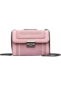 Umh&auml;ngetasche "Kini", Damen, Gr. B/H/T: 19cm x 14cm x 7cm onesize, rosa (rose), Lederimitat, Collezione Alessandro, Taschen Umh&auml;ngetasche, Materialmix