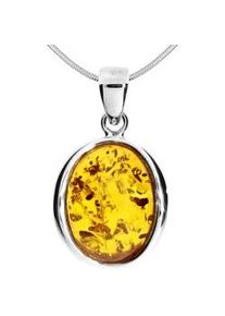 Kette mit Anh&auml;nger OSTSEE-SCHMUCK "- Wasa - Silber 925/000 - Bernstein" Gr. 45, silber (silber 925, silberfarben, wei&szlig;), Schmuck_Sets, Damen, 45, Silber 925 (Sterlingsilber)