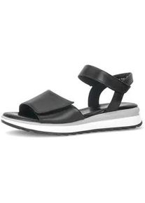 Riemchensandale Gabor "Riemchensandale", Damen, Gr. 40,5, schwarz, Schuhe Riemchensandale
