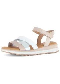 Riemchensandale Gabor "Riemchensandale", Damen, Gr. 43, rosa, Schuhe Riemchensandale