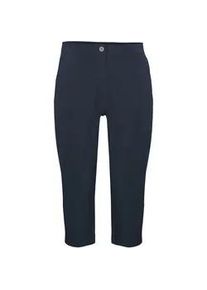 3/4-Hose "GS 15 WMN PNTS GOTS", Damen, Gr. 42, Normalgr&ouml;&szlig;en, navy, Obermaterial: 98% Baumwolle, 2% Elasthan;Futter: 100% Baumwolle, G.I.G.A. DX BY KILLTEC, Hosen, Caprihose aus Bio-Baumwolle, Comfort-Stretch, Autolock-Rei&szlig;verschluss