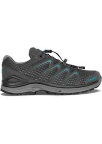 Wanderschuh Lowa "MEADOW GTX LO SL WS", Damen, Gr. 41,5, graphit, arktis, Schuhe Wanderschuh, wasserdicht