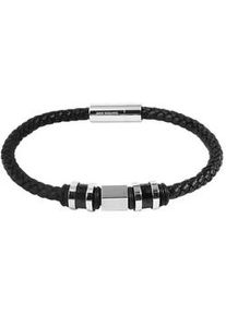 Adelia&acute;s Armband ADELIA ́S "Unisex Armband &ndash; Lederarmband aus Leder 21,5 cm", schwarz, Armb&auml;nder, Damen, 22cm, Leder, Armband, Sch&ouml;ne Geschenkidee zum Weihnachten