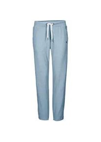 Jogginghose "GS 46 WMN PNTS", Damen, Gr. 46, Normalgr&ouml;&szlig;en, graublau, Obermaterial: 65% Polyester, 30% Baumwolle, 5% Elasthan, G.I.G.A. DX BY KILLTEC, Hosen Jogginghose, Weiche Sweathose mit Kordelzug, kleiner floraler Print