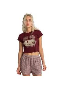 Bermudas Billabong "Sun Fade", Damen, Gr. XL, rot dahlia, Obermaterial:100% Walkfrottier;, Hosen Bermudas