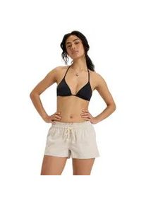 Shorts Roxy "Oceanside", Damen, Gr. M, stone, Obermaterial: 55% Leinen, 45% Viskose;, Hosen Shorts