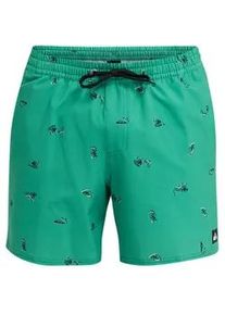 Boardshorts Quiksilver "Stretch Printed Volley 16", Herren, Gr. XL, leprechaun spaced out, Obermaterial: 92% Microfaser, 8% Elasthan;, Hosen