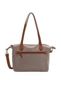 Emily & Noah Shopper EMILY & NOAH "Shopper E&N Jarina", Damen, Gr. B/H/T: 33cm x 22cm x 13cm 0, grau (taupe 900), Polyester, Taschen Shopper