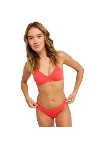 Bikini-Hose Roxy "Solid Essentials", Damen, Gr. XS, US-Gr&ouml;&szlig;en, hibiscus, Obermaterial: 85% Microfaser, 15% Elasthan;, Badehosen Bikini-Hose