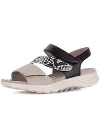 Riemchensandale Gabor "Riemchensandale", Damen, Gr. 43, multicolour, Schuhe Riemchensandale