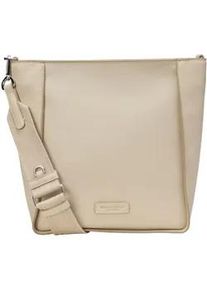 Marc O'Polo Umh&auml;ngetasche MARC O'POLO "aus einer Lederalternative aus recyceltem Polyester", Damen, Gr. B/H/T: 28cm x 26cm x 11cm, linen beige, Polyester, unifarben, Taschen Umh&auml;ngetasche