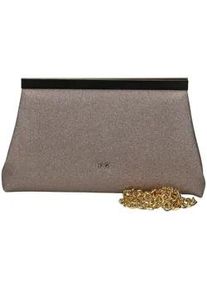 Clutch Nero Giardini "Nero Giardini Taschen Lederimitat", Damen, Gr. onesize, bronze, Lederimitat, Taschen