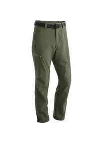 Funktionshose Maier Sports "Nil", Herren, Gr. 62, Normalgr&ouml;&szlig;en, gr&uuml;n (moosgr&uuml;n), 90% Polyamid, 10% Elasthan, Hosen Funktionshose, Herren Wanderhose, atmungsaktive Outdoor-Hose mit Roll up Funktion