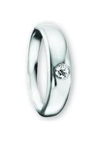 Kettenanh&auml;nger ONE ELEMENT "Zirkonia Taufring Anh&auml;nger aus 925 Silber", silber, Schmuckanh&auml;nger, M&auml;dchen, Silber 925 (Sterlingsilber), Kettenanh&auml;nger, Ausdruck von Individualit&auml;t &ndash; dezent, bedeutungsvoll, nah am Herzen