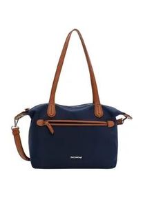 Emily & Noah Shopper EMILY & NOAH "Shopper E&N Jarina", Damen, Gr. B/H/T: 33cm x 22cm x 13cm 0, blau (blau 500), Polyester, Taschen Shopper
