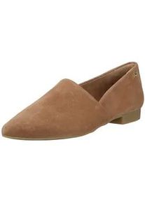 Slipper Paul Green "Paul Green Slipper Leder", Damen, Gr. 41, nut, Leder, Schuhe Slipper