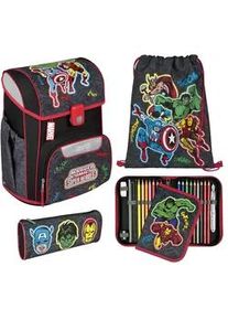 Schulranzen Scooli "Easy Start", Kinder, Gr. B/H/T: 29,5cm x 36,5cm x 29cm, avengers, Polyester, Rucks&auml;cke