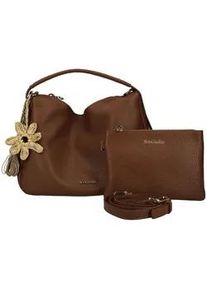 Henkeltasche Nero Giardini "Nero Giardini Taschen Leder", Damen, Gr. onesize, cuoio, Leder, Taschen