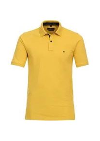Poloshirt Casamoda "Casamoda Polo-Shirt uni", Damen, Gr. XXL, gelb, 95% Baumwolle, 5% Elasthan, Shirts