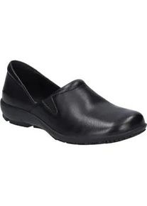 Slipper Josef Seibel "Charlotte 02, black-black", Damen, Gr. 40, schwarz (schwarz, schwarz), Obermaterial: 100% Rindsleder Leather cow., Schuhe Slipper