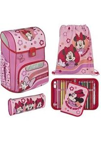 Schulranzen Scooli "Easy Start", Kinder, Gr. B/H/T: 29,5cm x 36,5cm x 29cm, minnie mouse, Polyester, Rucks&auml;cke