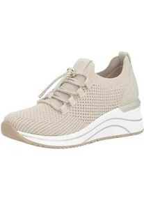 Slip-On Sneaker Remonte, Damen, Gr. 42, beige, Lederimitat, Textil, Glitzer, Schuhe, Schlupfschuh, Slipper, Halbschuh mit Lite ́n Soft-Ausstattung