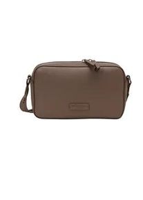 Marc O'Polo Umh&auml;ngetasche MARC O'POLO "aus einer Lederalternative aus recyceltem Polyester", Damen, Gr. B/H/T: 23cm x 14cm x 6cm, faded braun, Polyester, unifarben, Taschen Umh&auml;ngetasche