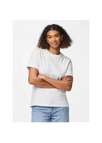 Rundhalsshirt Pieces "PCRIA SS SOLID TEE NOOS BC", Damen, Gr. XS, hellwei&szlig;, Single Jersey, Obermaterial: 100% Baumwolle, unifarben, regular fit normal, Rundhals, Shirts Rundhalsshirt