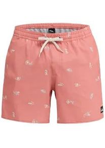 Boardshorts Quiksilver "Stretch Printed Volley 16", Herren, Gr. XS, desert sand spaced out, Obermaterial: 92% Microfaser, 8% Elasthan;, Hosen